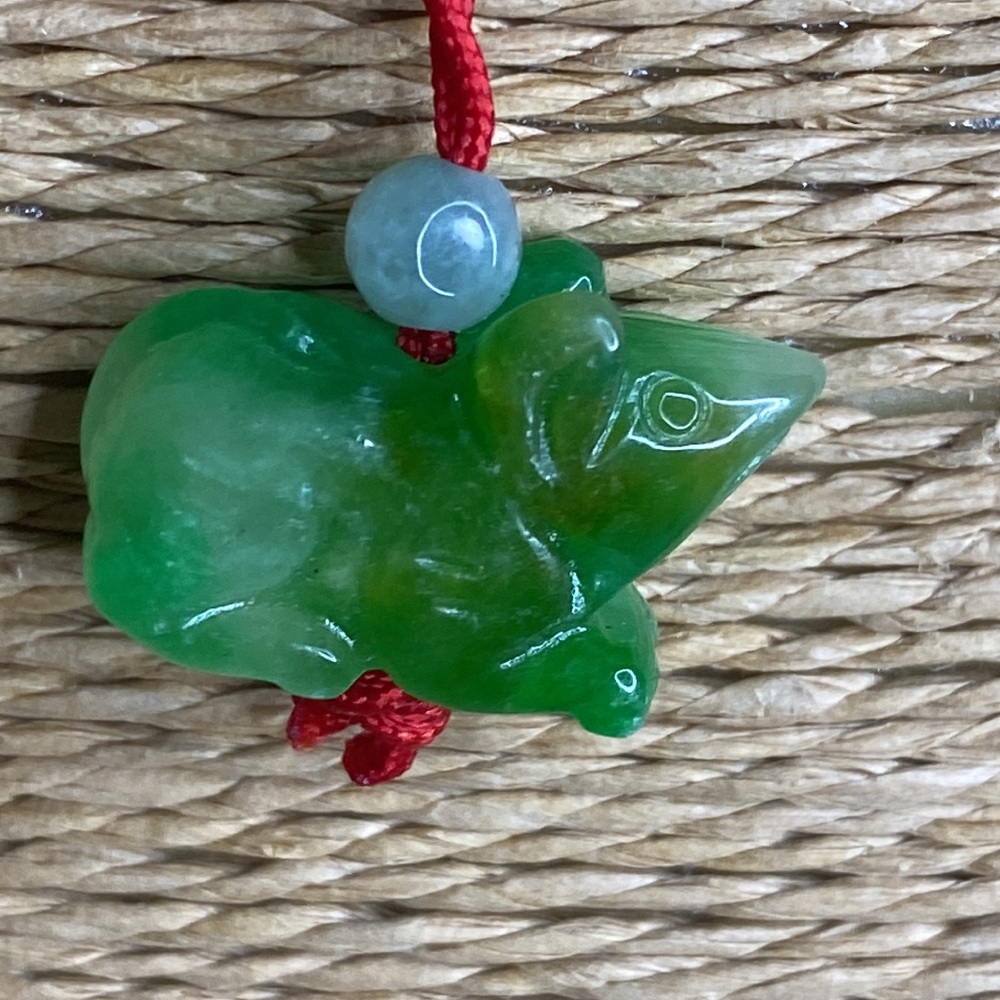 Jade “Year of the Rat” Necklace